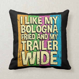 Funny Sarcastic Camper - Redneck Camping Cushion