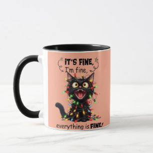 Funny Sarcastic Cat  Coworkers M Mug