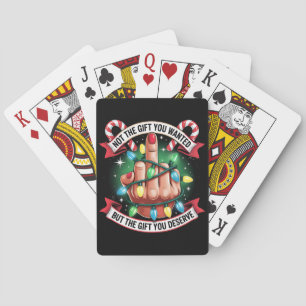 Funny Sarcastic Christmas Gift Humour Adult Holida Playing Cards