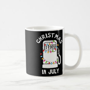 Funny Sarcastic Christmas In July Fuel Pump Gas Pu Coffee Mug