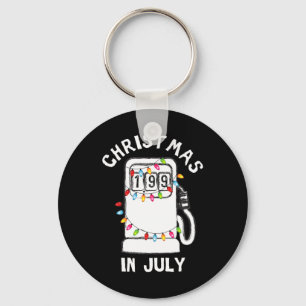 Funny Sarcastic Christmas In July Fuel Pump Gas Pu Key Ring