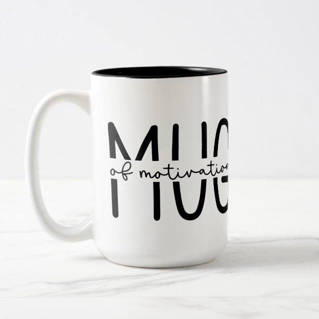 Funny Sarcastic Coffee Two-Tone Coffee Mug (Left)