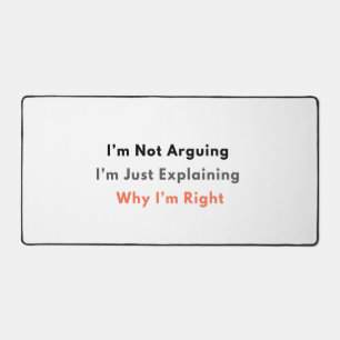 Funny Sarcastic Desk Mat