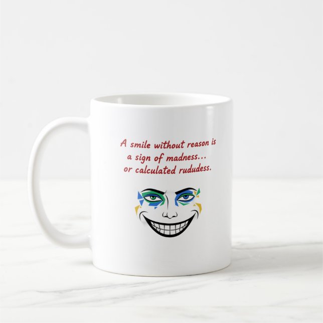 Funny & Sarcastic Gift Idea Coffee Mug (Left)
