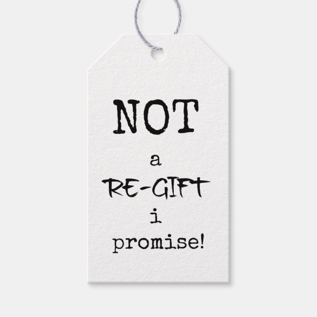 Funny, Sarcastic Gift Tags (Front)