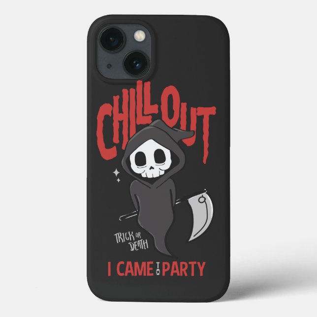 Funny Sarcastic Grim Reaper Halloween Party   Case-Mate iPhone Case (Back)