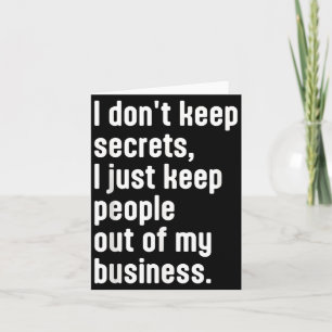 Funny Sarcastic Humour Quote Design For The Smart Card