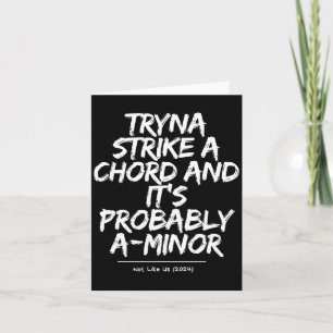 Funny Sarcastic Humour Quote Men Women Premium Card