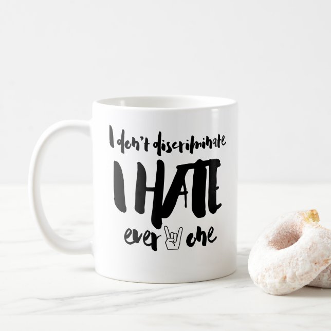 Funny Sarcastic Humour Tea Coffee Mug (With Donut)