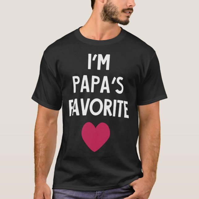Funny Sarcastic I'm Papa's Favorite Grandkids Gran T-Shirt (Front)