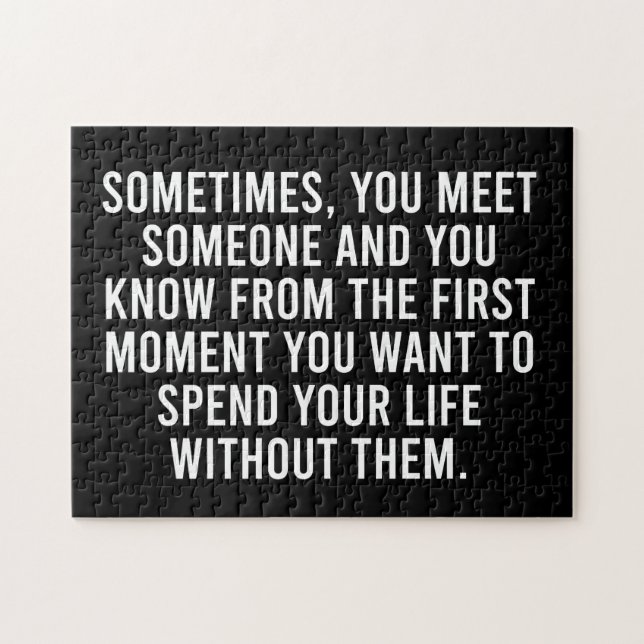 Funny Sarcastic Introvert Humor Saying Jigsaw Puzzle (Horizontal)