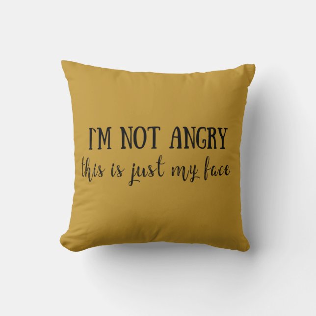 Funny sarcastic introvert quotes cushion (Front)