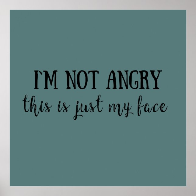 Funny sarcastic introvert quotes poster (Front)