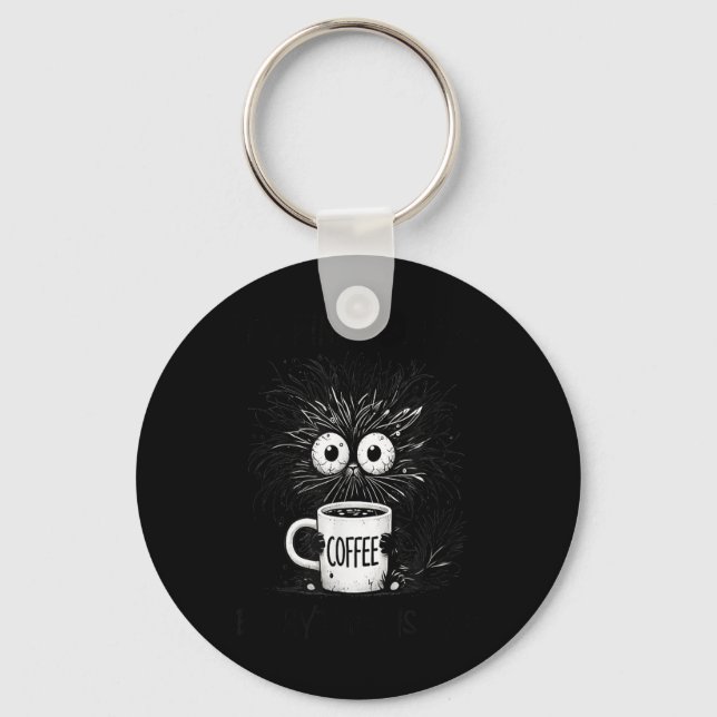Funny - Sarcastic - Its Fine Im Fine Everything Is Key Ring (Front)