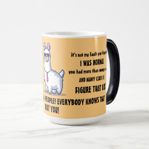 Funny Sarcastic Lamas  Magic Mug
