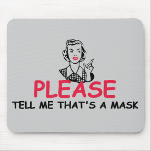 Funny sarcastic mouse mat