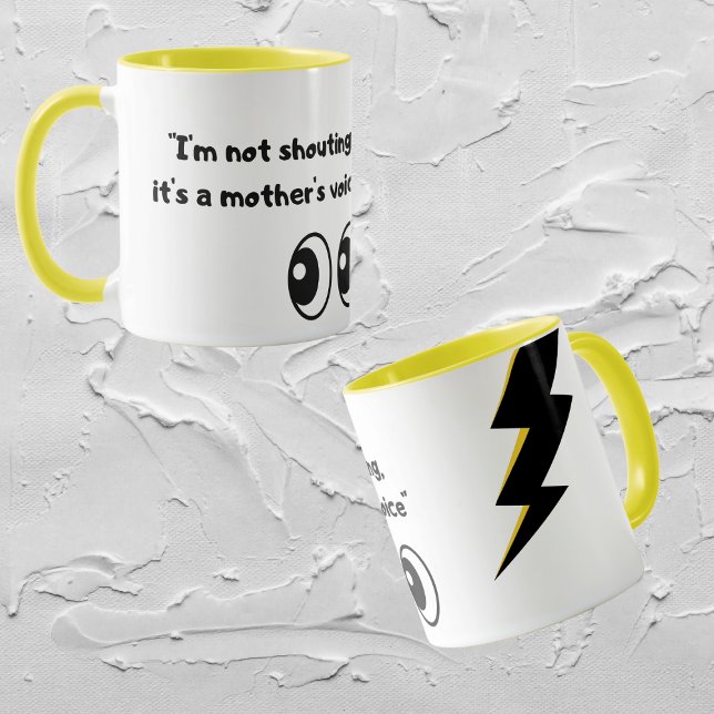 Funny Sarcastic Mum Voice Mug (Creator Uploaded)
