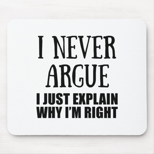 Funny Sarcastic Quotes Adult Humor Sarcasm  Mouse Mat (Front)