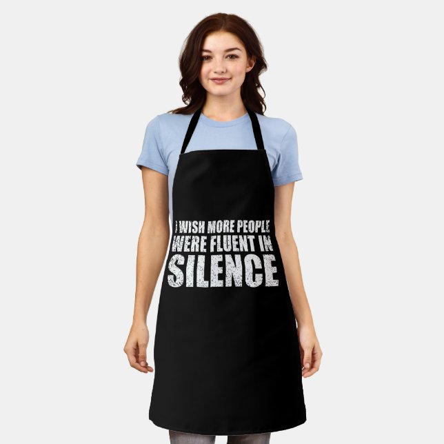 Funny sarcastic quotes adult humour sarcasm apron (Worn)