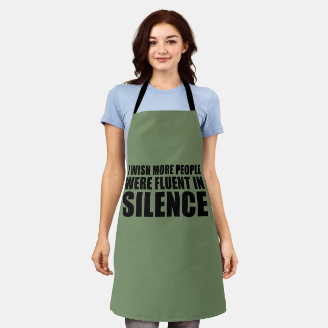 Funny sarcastic quotes adult humour sarcasm apron (Worn)