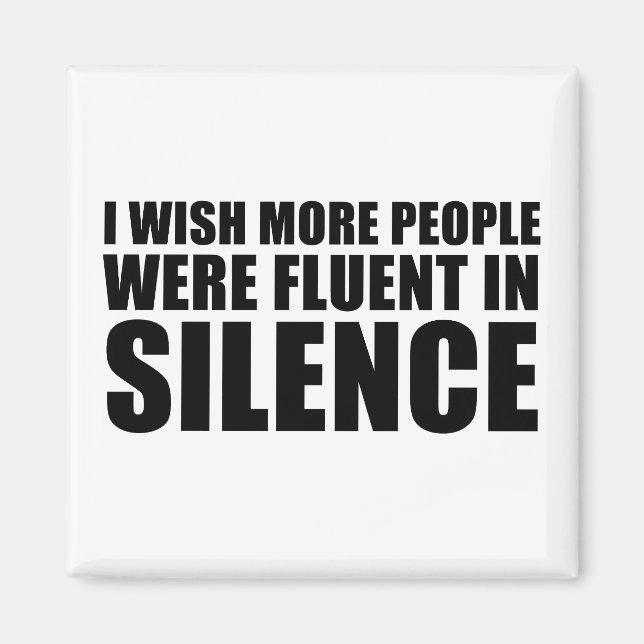 Funny sarcastic quotes adult humour sarcasm magnet (Front)