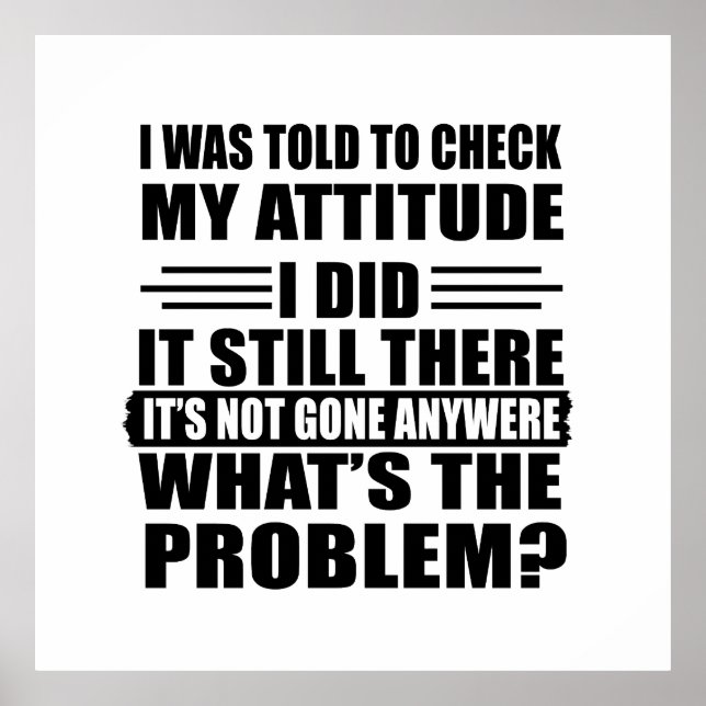 Funny sarcastic quotes humor sarcasm introvert poster (Front)