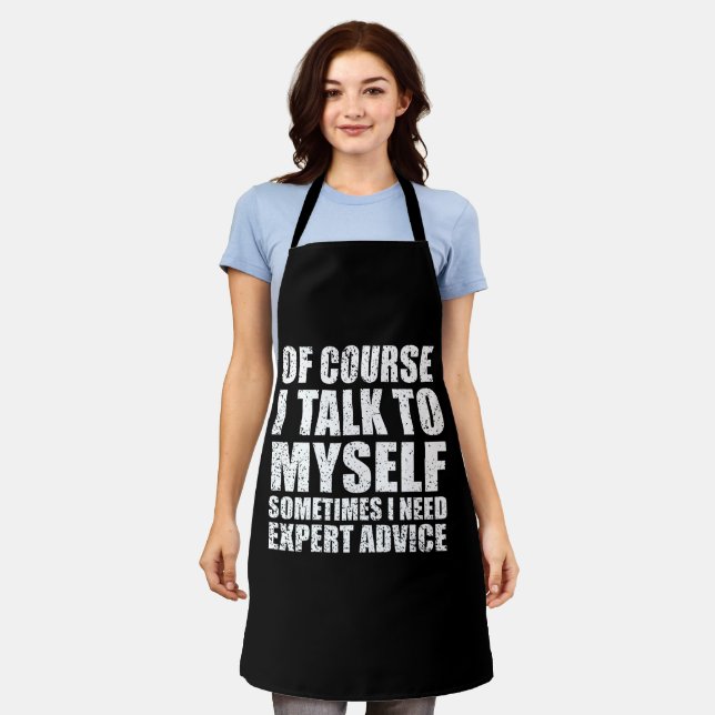 Funny sarcastic quotes humour sarcasm apron (Worn)