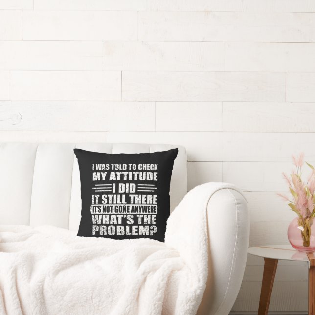 Funny sarcastic quotes humour sarcasm introvert cushion (Couch)