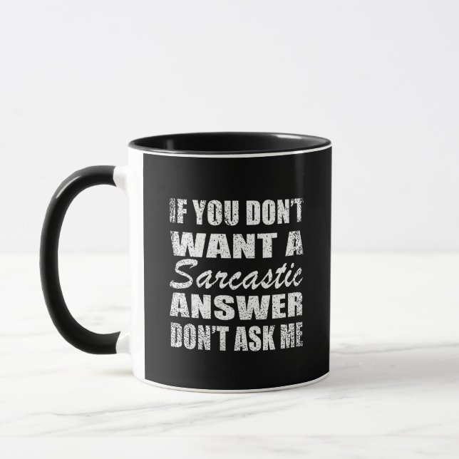 Funny sarcastic quotes humour sarcasm introvert mug (Left)