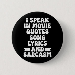 Funny Sarcastic Saying Gifts For Men Women Humour 6 Cm Round Badge