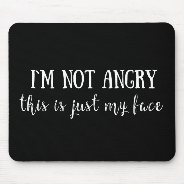 Funny sarcastic saying mouse mat (Front)