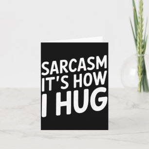 Funny Sarcastic Saying Typography Humour Quote Card