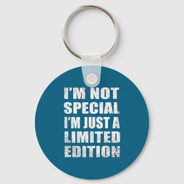 Funny Sarcastic Sayings Adult Humor Introvert  Key Ring (Front)