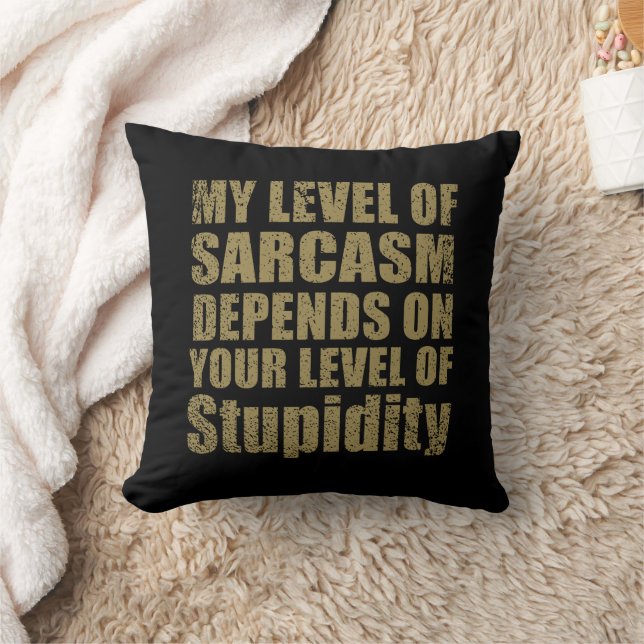 Funny sarcastic sayings famous quotes cushion (Blanket)