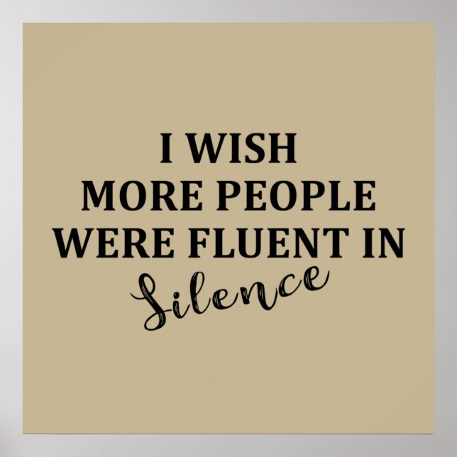 Funny sarcastic sayings famous quotes poster (Front)