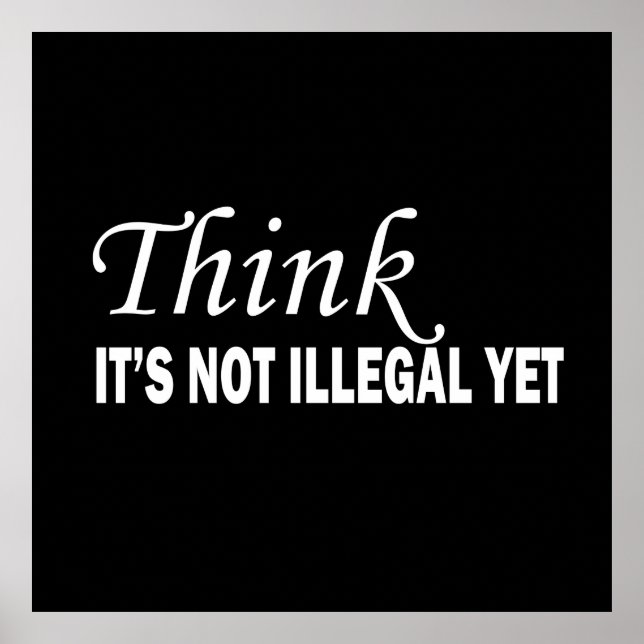 Funny sarcastic sayings famous quotes poster (Front)