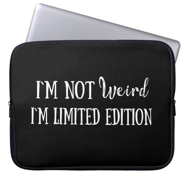 Funny sarcastic sayings introvert quotes laptop sleeve (Front)