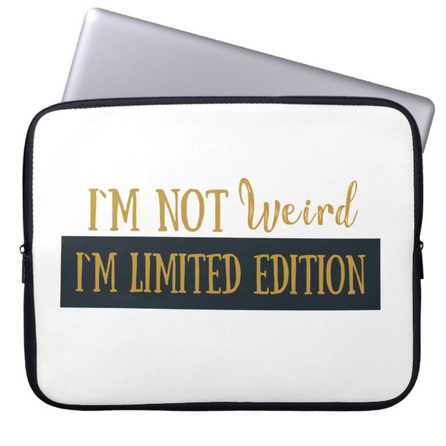 Funny sarcastic sayings introvert quotes laptop sleeve (Front)