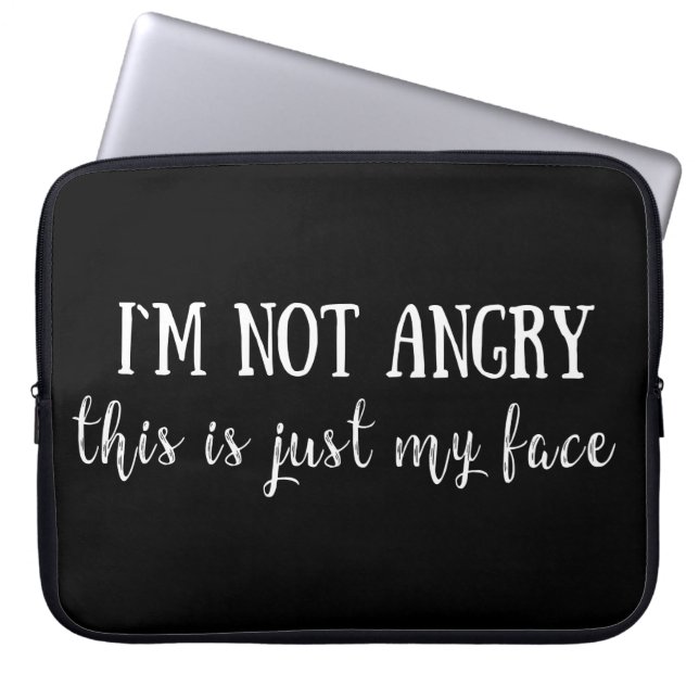 Funny sarcastic sayings introvert quotes laptop sleeve (Front)