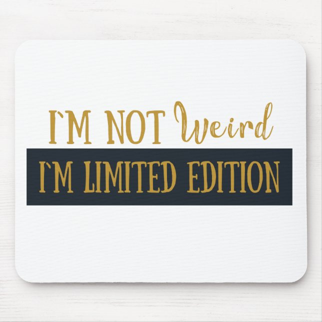 Funny sarcastic sayings introvert quotes mouse mat (Front)