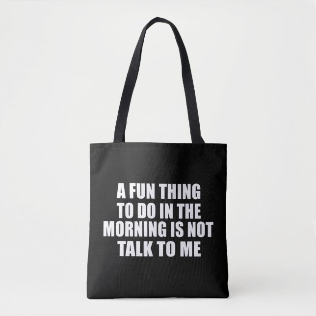Funny sarcastic sayings introvert quotes tote bag (Front)
