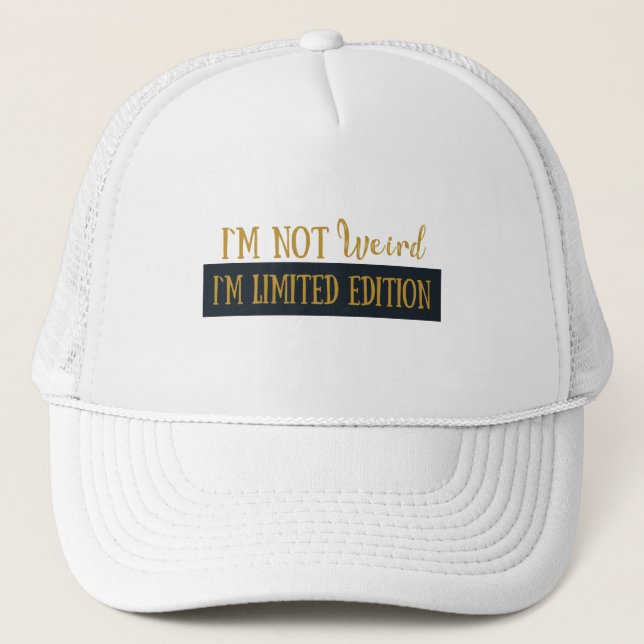 Funny sarcastic sayings introvert quotes trucker hat (Front)