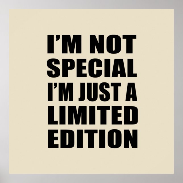 funny sarcastic sayings poster (Front)