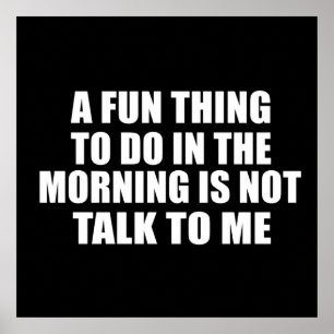 funny sarcastic sayings poster