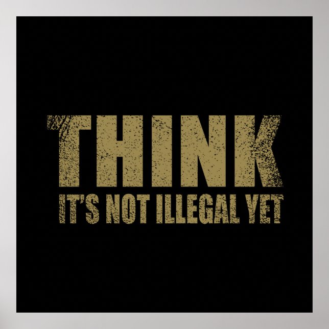 funny sarcastic sayings poster (Front)