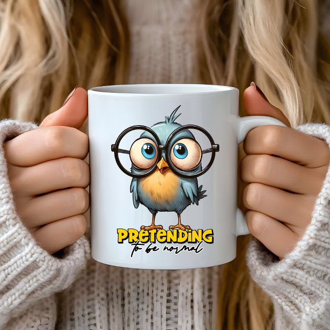 Funny sarcastic sayings, pretending to be normal coffee mug (NERD MUG)