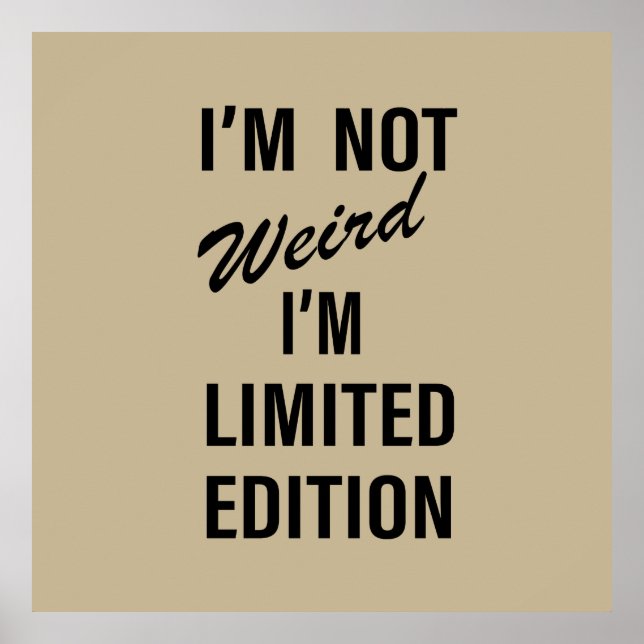funny sarcastic sayings quotes poster (Front)