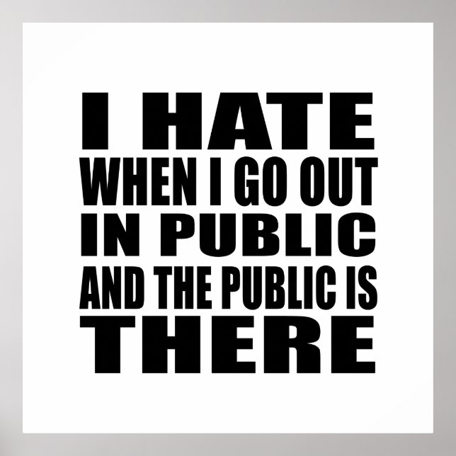 funny sarcastic sayings slogan poster (Front)