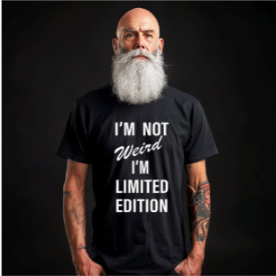 Funny sarcastic sayings white font T-Shirt