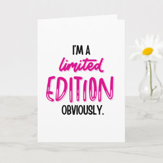 Funny Sarcastic Self-Love Quote Card